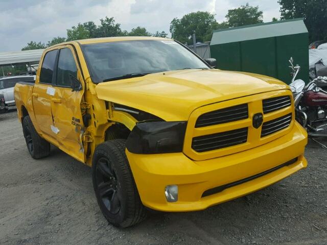 1C6RR7MT4GS335763 - 2016 RAM 1500 SPORT YELLOW photo 1