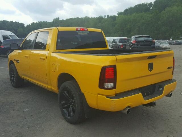 1C6RR7MT4GS335763 - 2016 RAM 1500 SPORT YELLOW photo 3