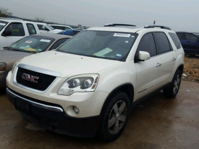 1GKER23708J165959 - 2008 GMC ACADIA SLT WHITE photo 2