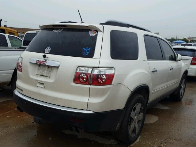 1GKER23708J165959 - 2008 GMC ACADIA SLT თეთრი ფოტო 4