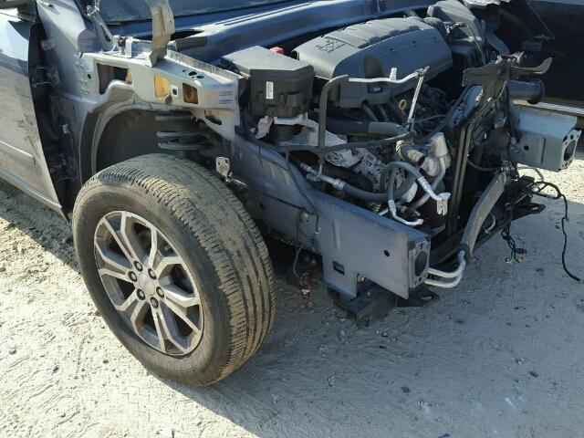 1GKKVRKD9DJ206162 - 2013 GMC ACADIA SLT გრაფიტი ფოტო 9