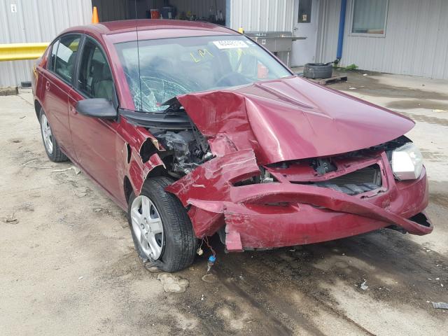 1G8AJ55F96Z105291 - 2006 SATURN ION LEVEL RED photo 1