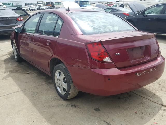1G8AJ55F96Z105291 - 2006 SATURN ION LEVEL RED photo 3