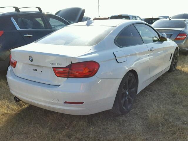 WBA3N3C54FK233767 - 2015 BMW 428 WHITE photo 4