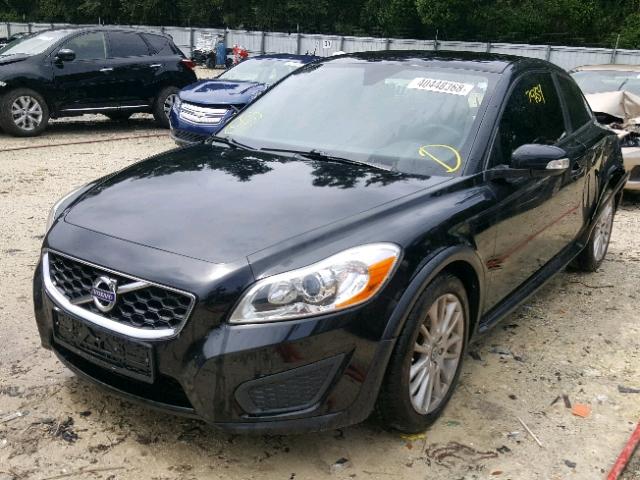 YV1672MK2C2279967 - 2012 VOLVO C30 T5 BLACK photo 2