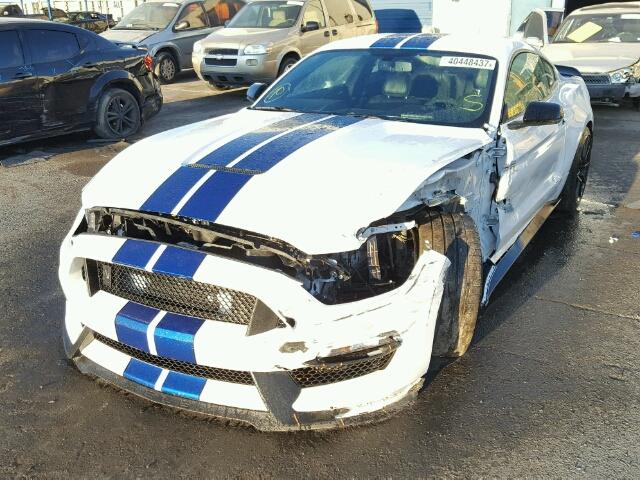 1FA6P8JZ2H5521663 - 2017 FORD MUSTANG SH WHITE photo 2