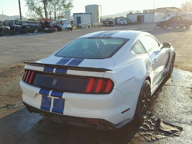 1FA6P8JZ2H5521663 - 2017 FORD MUSTANG SH WHITE photo 4