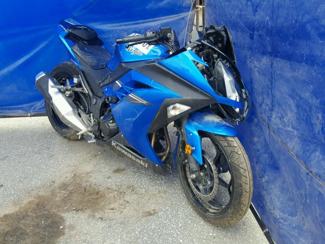 JKAEX8A17HDA32274 - 2017 KAWASAKI EX300 A BLUE photo 1