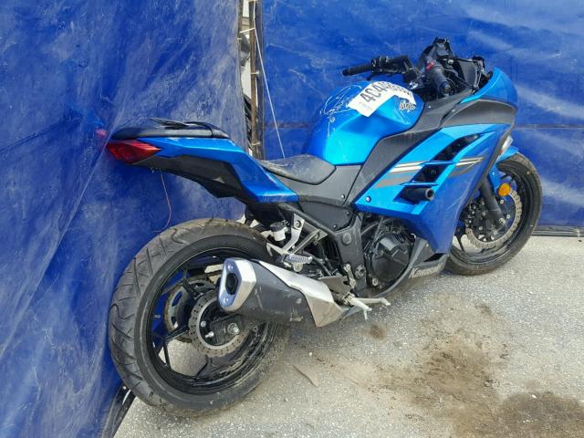 JKAEX8A17HDA32274 - 2017 KAWASAKI EX300 A BLUE photo 4