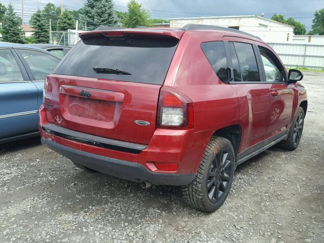 1C4NJDBB5FD218493 - 2015 JEEP COMPASS SP RED photo 4