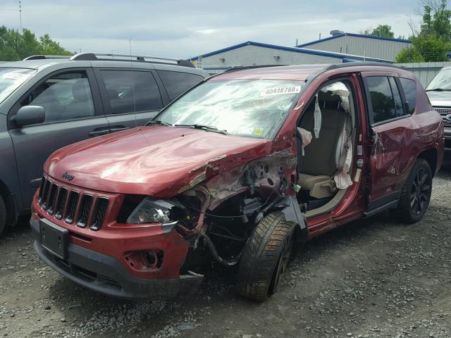 1C4NJDBB5FD218493 - 2015 JEEP COMPASS SP RED photo 9