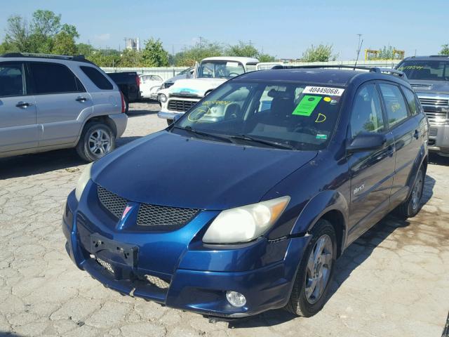 5Y2SN62L84Z449061 - 2004 PONTIAC VIBE GT BLUE photo 2