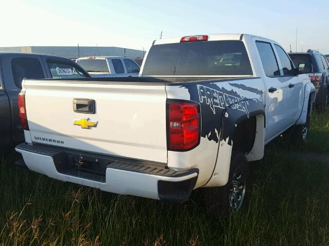 3GCUKREC3EG422477 - 2014 CHEVROLET SILVERADO WHITE photo 4