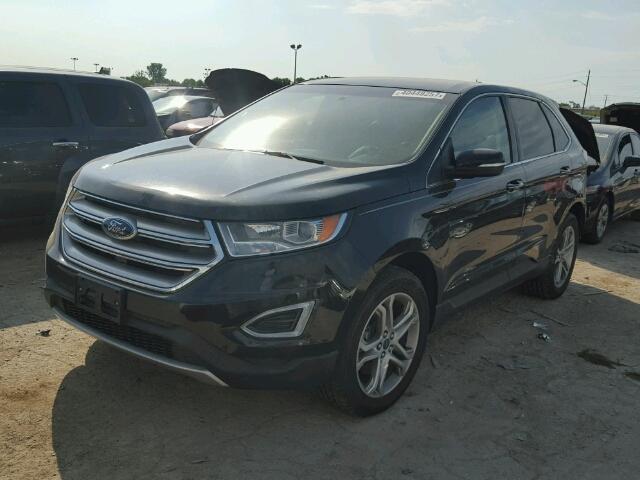 2FMPK4K96GBB12477 - 2016 FORD EDGE TITAN BLACK photo 2