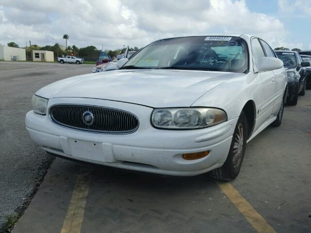 1G4HP54K224228645 - 2002 BUICK LESABRE WHITE photo 2