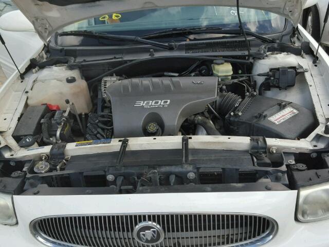 1G4HP54K224228645 - 2002 BUICK LESABRE WHITE photo 7