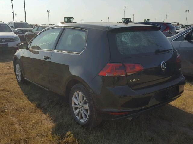 3VW917AUXGM001644 - 2016 VOLKSWAGEN GOLF BASE 黑色 照片 3