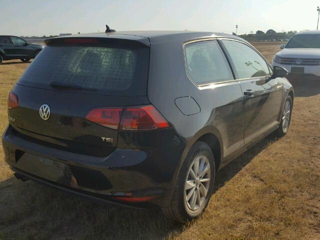 3VW917AUXGM001644 - 2016 VOLKSWAGEN GOLF BASE 黑色 照片 4