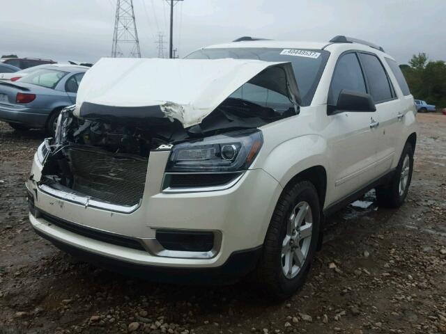 1GKKRPKD2FJ259698 - 2015 GMC ACADIA WHITE photo 2