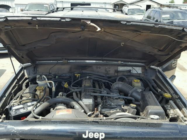 1J4FF68S9XL611746 - 1999 JEEP CHEROKEE S BLACK photo 7