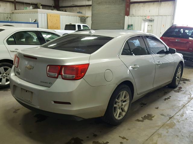 1G11D5RR2DF109319 - 2013 CHEVROLET MALIBU 1LT ვერცხლისფერი ფოტო 4