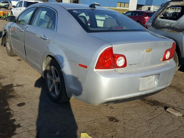 1G1ZC5EU9CF387004 - 2012 CHEVROLET MALIBU 1LT 银色 照片 3