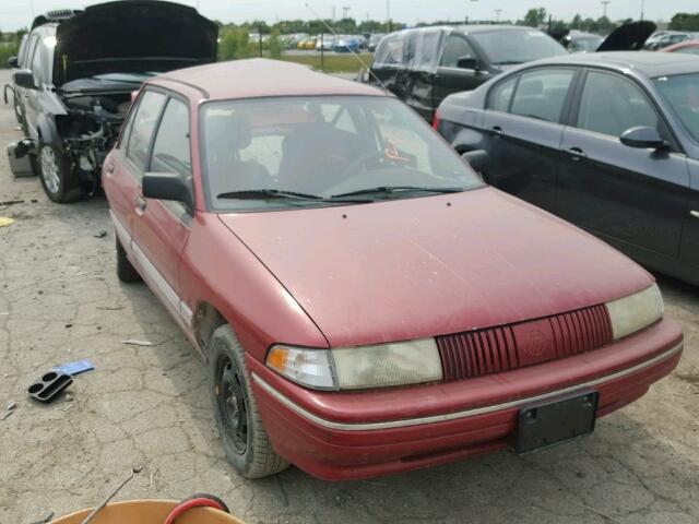 3MAPM10J5MR650188 - 1991 MERCURY TRACER RED photo 1