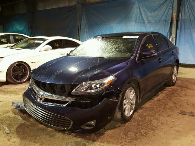 4T1BK1EB3FU173205 - 2015 TOYOTA AVALON XLE BLUE photo 2