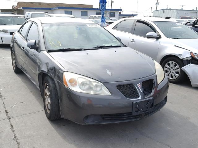 1G2ZF58B574128069 - 2007 PONTIAC G6 VALUE L GRAY photo 1