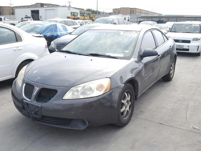 1G2ZF58B574128069 - 2007 PONTIAC G6 VALUE L GRAY photo 2