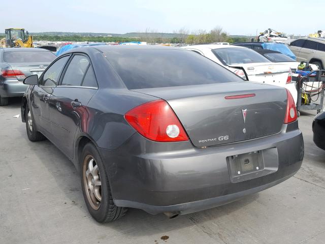 1G2ZF58B574128069 - 2007 PONTIAC G6 VALUE L GRAY photo 3