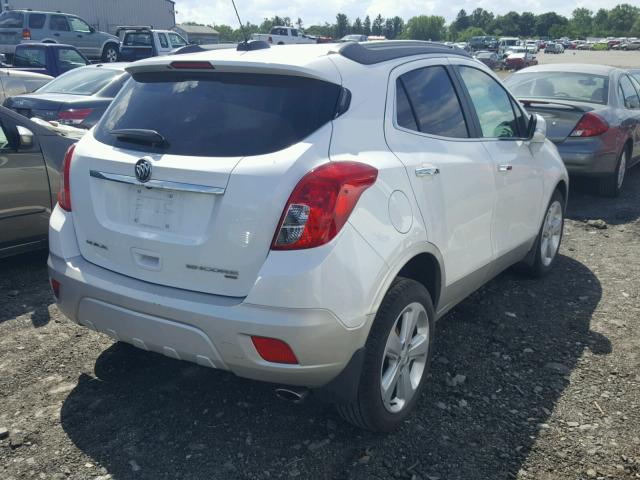 KL4CJFSB6FB174433 - 2015 BUICK ENCORE CON WHITE photo 4