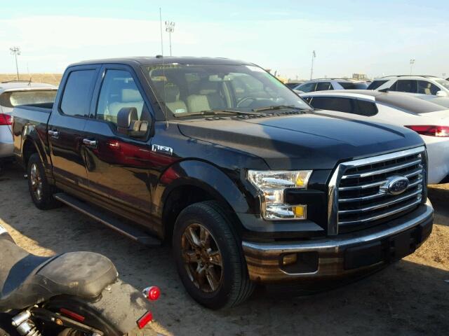 1FTEW1CF4GKE71609 - 2016 FORD F150 BLACK photo 1