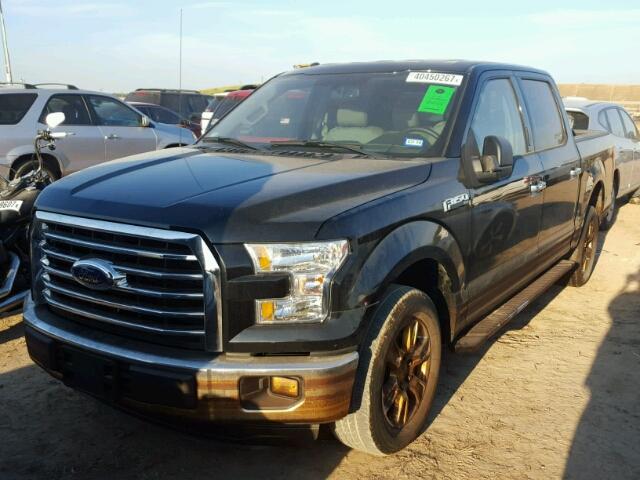 1FTEW1CF4GKE71609 - 2016 FORD F150 BLACK photo 2