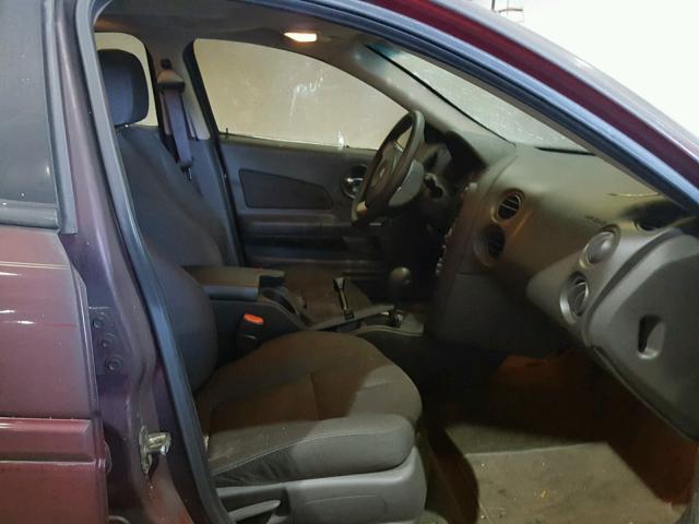 2G2WP522641354895 - 2004 PONTIAC GRAND PRIX Темно-червоний фото 5