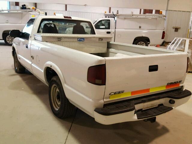 1GCCS14WX1K128540 - 2001 CHEVROLET S TRUCK S1 WHITE photo 3