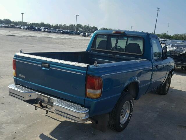 1FTCR10A6PTA12972 - 1993 FORD RANGER GREEN photo 4