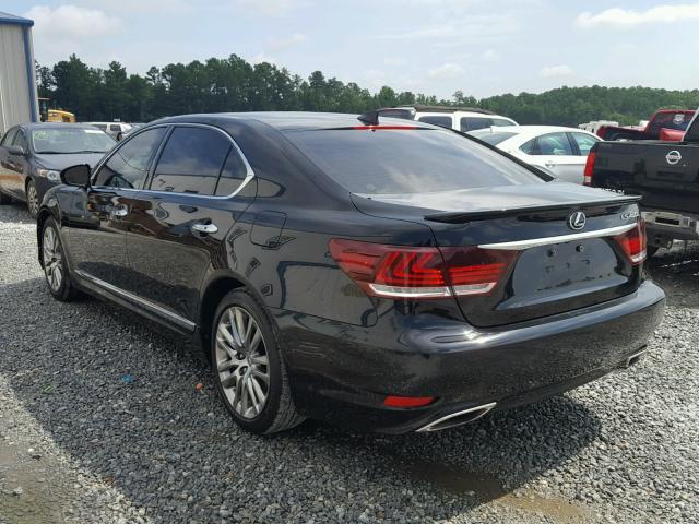 JTHGL5EF5E5053091 - 2014 LEXUS LS 460L BLACK photo 3