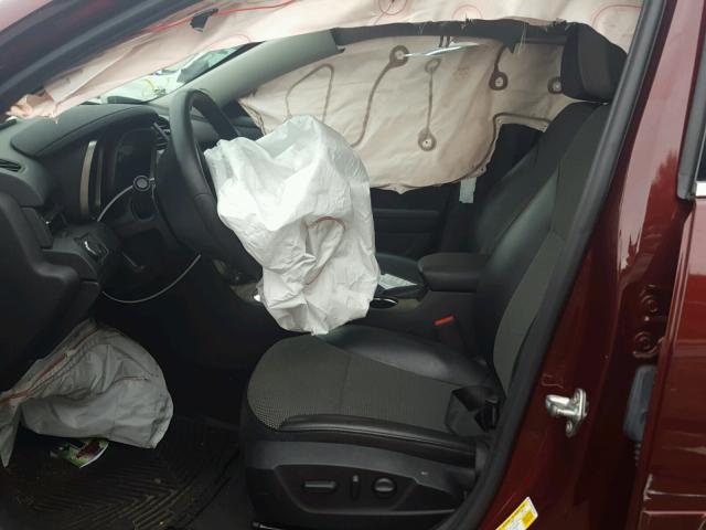 1G11C5SL9FF245782 - 2015 CHEVROLET MALIBU 1LT BURGUNDY photo 5