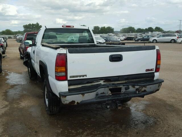 1GTHC24U43E255602 - 2003 GMC SIERRA C25 WHITE photo 3