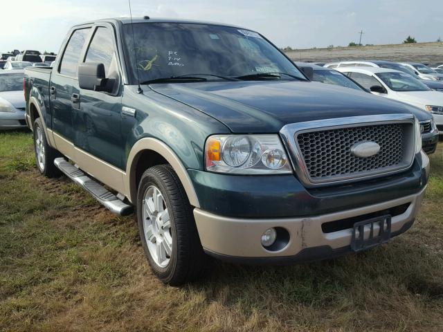 1FTPW12V67KC60235 - 2007 FORD F150 SUPER GREEN photo 1