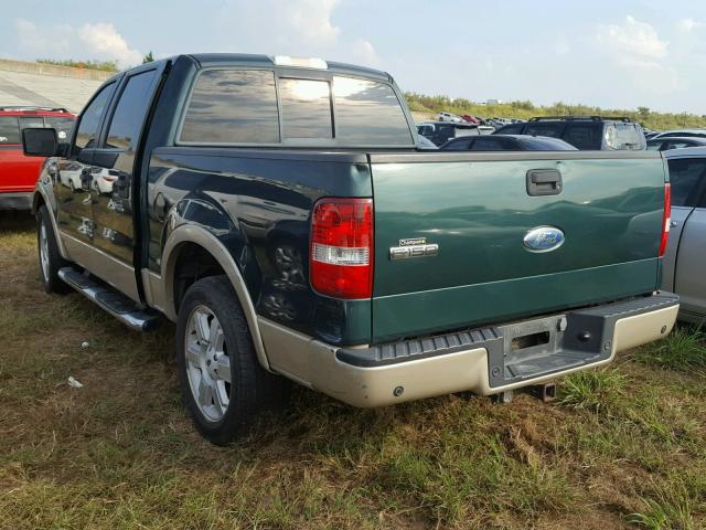 1FTPW12V67KC60235 - 2007 FORD F150 SUPER GREEN photo 3