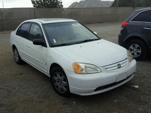 2HGES26792H548143 - 2002 HONDA CIVIC EX WHITE photo 1