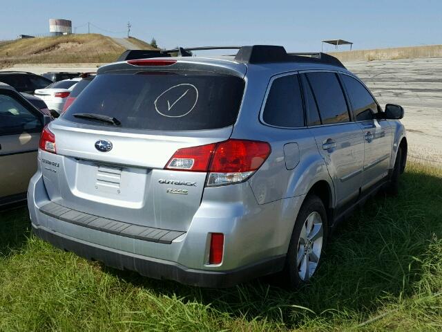 4S4BRBKC2D3308157 - 2013 SUBARU OUTBACK 2. SILVER photo 4