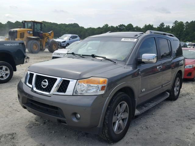 5N1BA08D49N607723 - 2009 NISSAN ARMADA SE GRAY photo 2