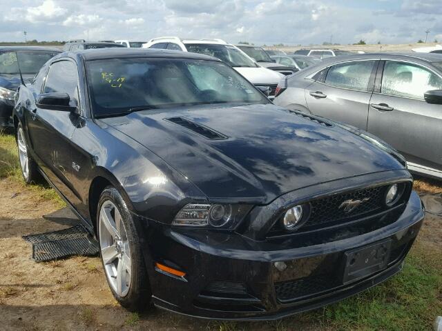 1ZVBP8CF7D5210944 - 2013 FORD MUSTANG BLACK photo 1