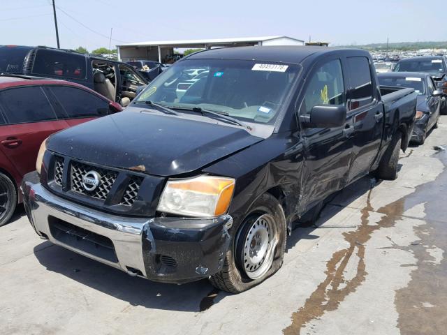 1N6AA07D58N322705 - 2008 NISSAN TITAN XE BLACK photo 2