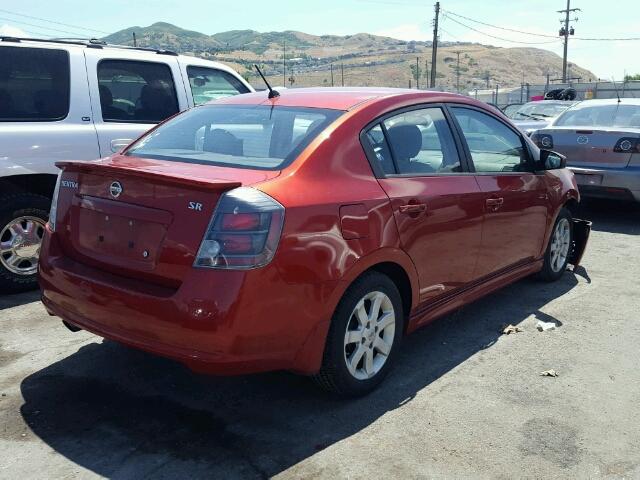 3N1AB6AP4BL694696 - 2011 NISSAN SENTRA 2.0 RED photo 4