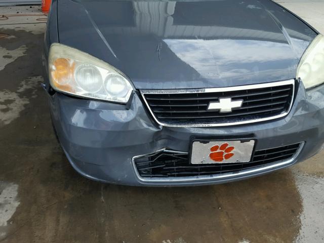 1G1ZS58N88F106390 - 2008 CHEVROLET MALIBU LS ნაცრისფერი ფოტო 9