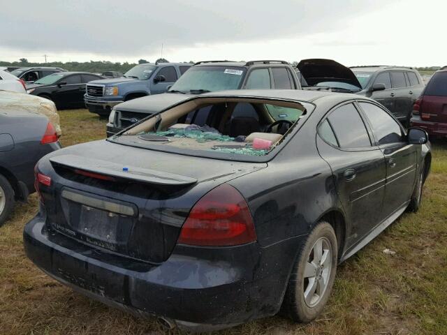 2G2WP552161133168 - 2006 PONTIAC GRAND PRIX BLACK photo 4